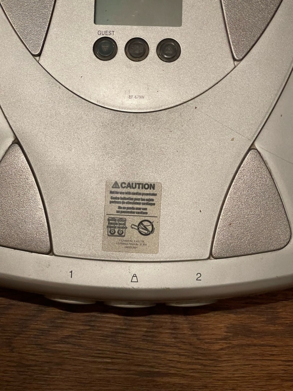 Tanita Silver Digital Body Composition Scale preowned - Picture 5 of 7